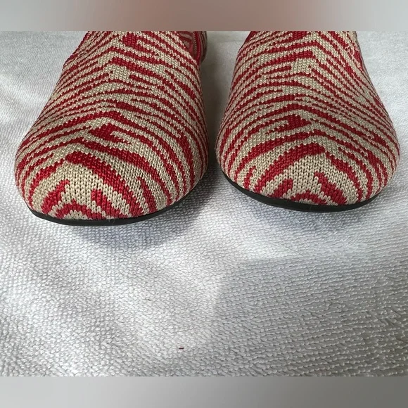 Rothy’s Red Zebra Loafers, Size 7.5, VGUC - Picture 4 of 9